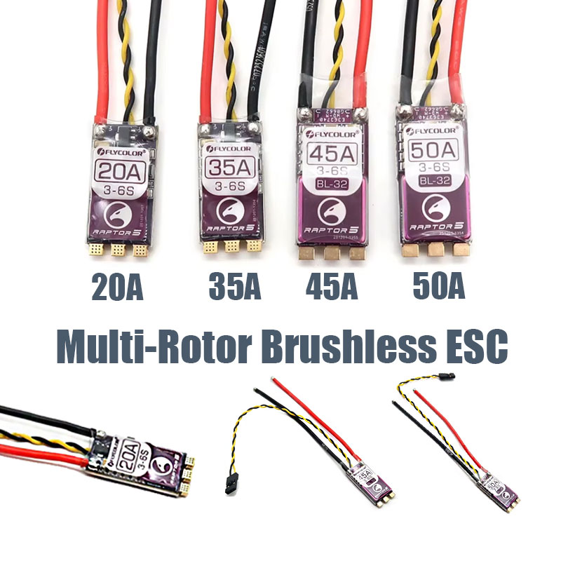 Rc Helicopter Motor - FLYCOLOR Raptor5 Multi-Rotor Brushless ESC 20A