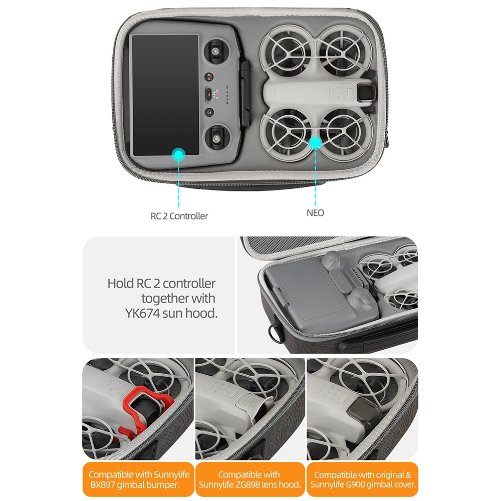 For DJI NEO RC 2 Remote Contro - مراجعة Rc Helicopter Bag وسعره
