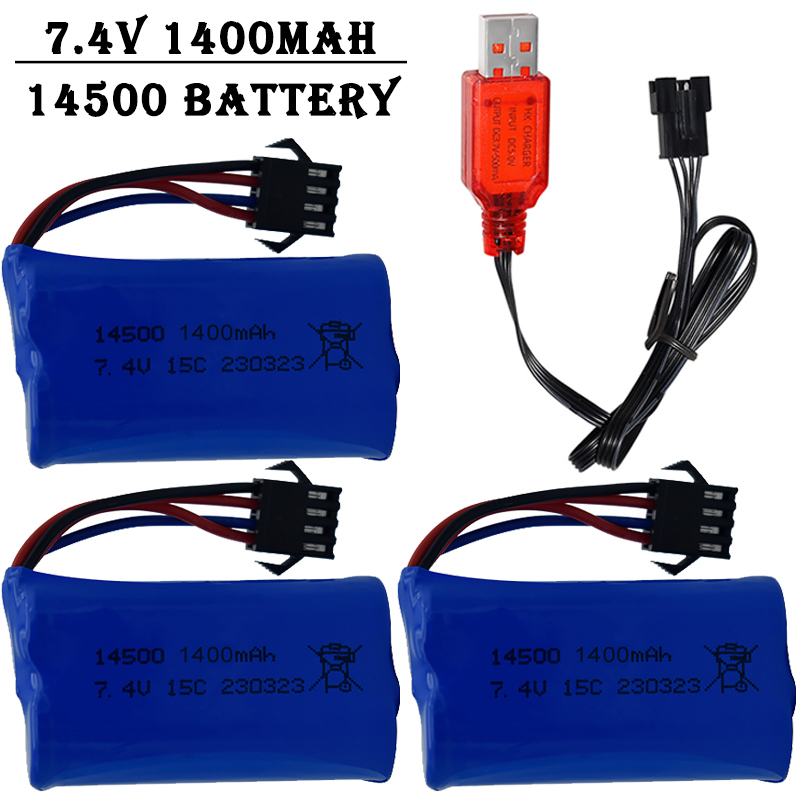 7.4V 1400mAh 14500 lithium-ion - مراجعة Rc Helicopter Charger وسعره