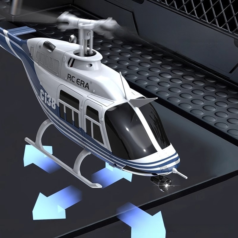 Rc  Era New Bell Two Hundred A - مراجعة Rc Helicopter Single Rotor وسعره