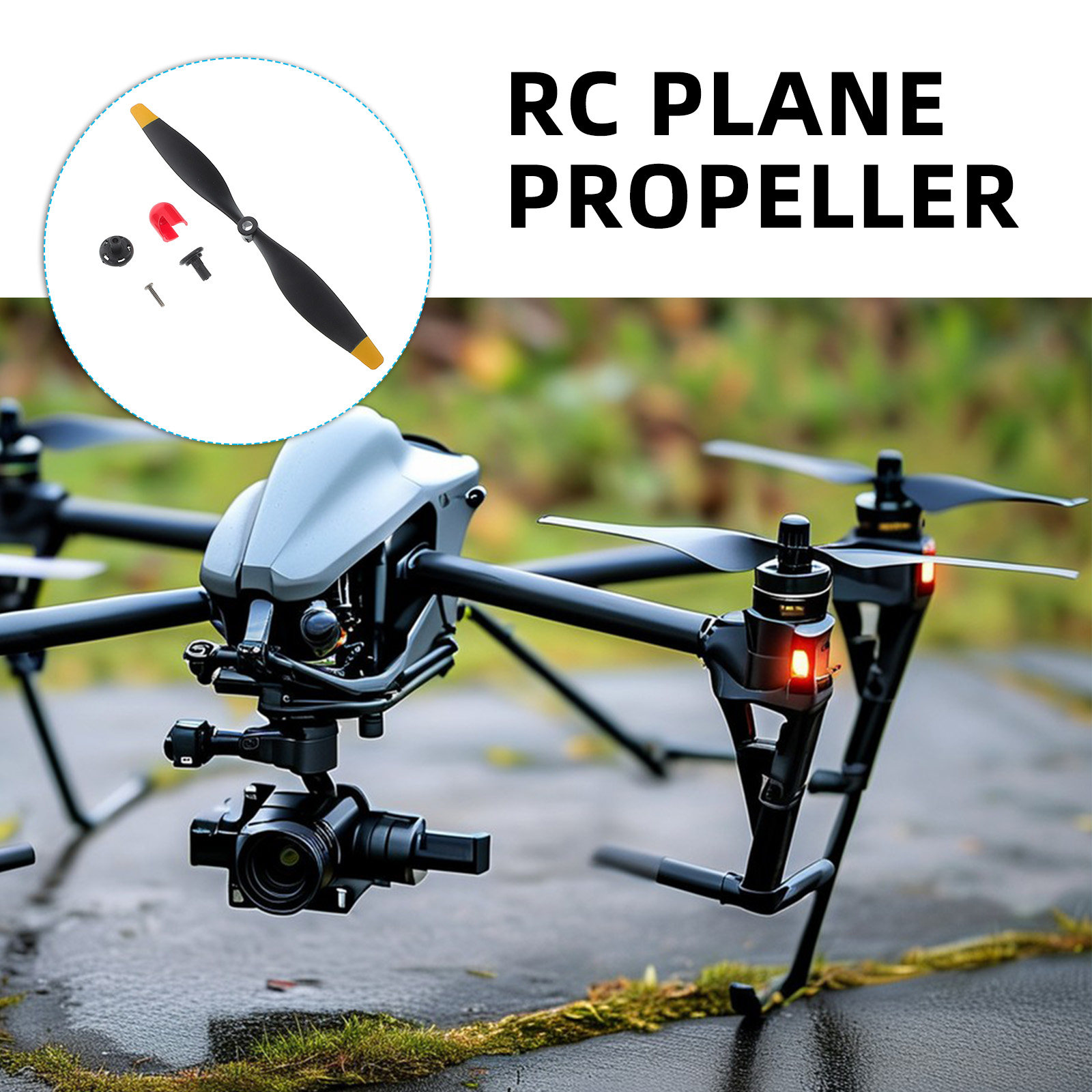 1Set Spiral Blade Propeller As - مراجعة Rc Helicopter Blade وسعره