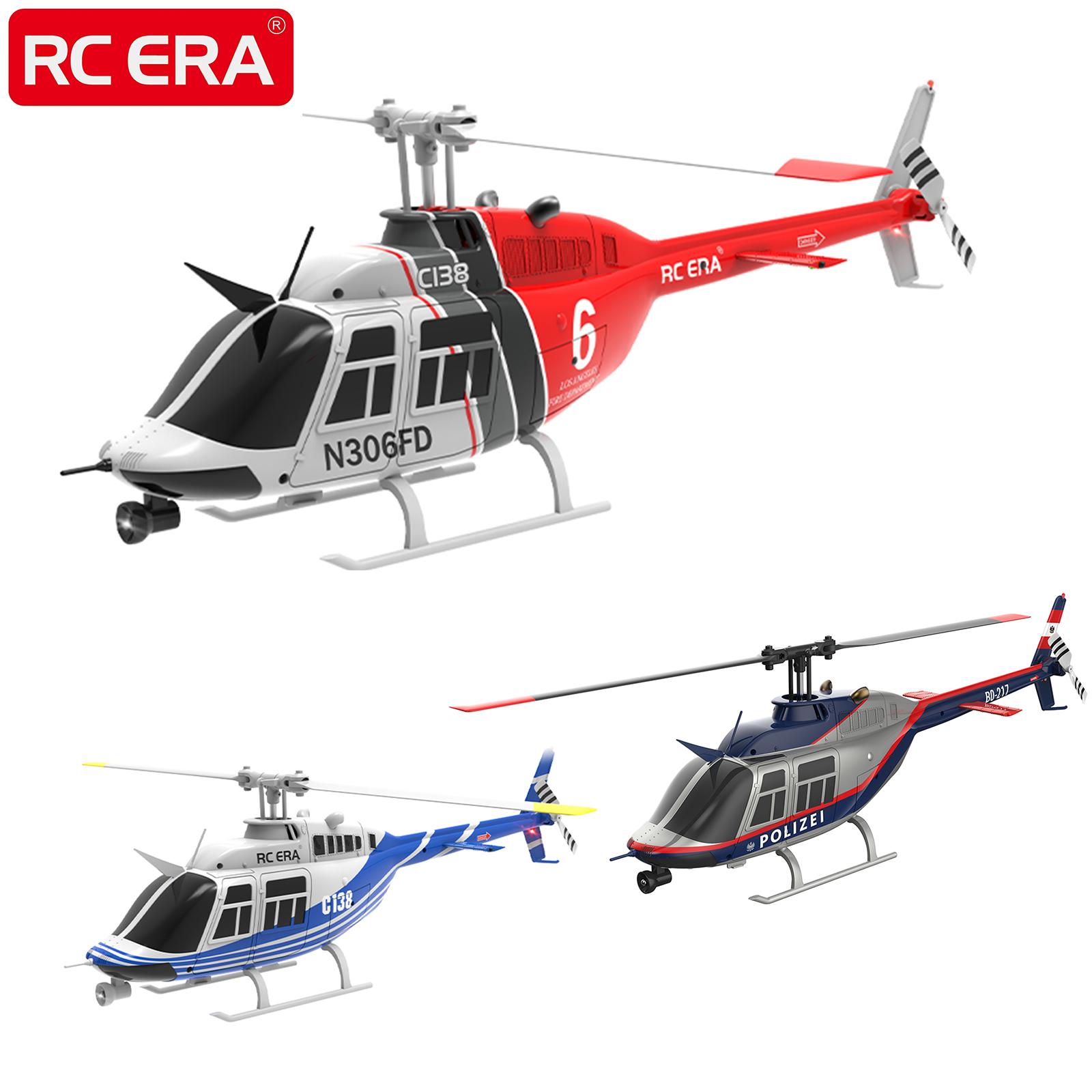 RC ERA C138 BELL 206 Jet Range - مراجعة Rc Helicopter Large وسعره