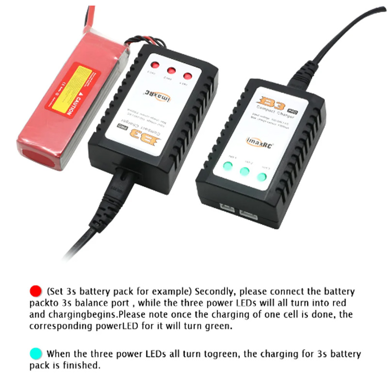 B3 Balanced Battery Charger fo - مراجعة Rc Helicopter Charger وسعره