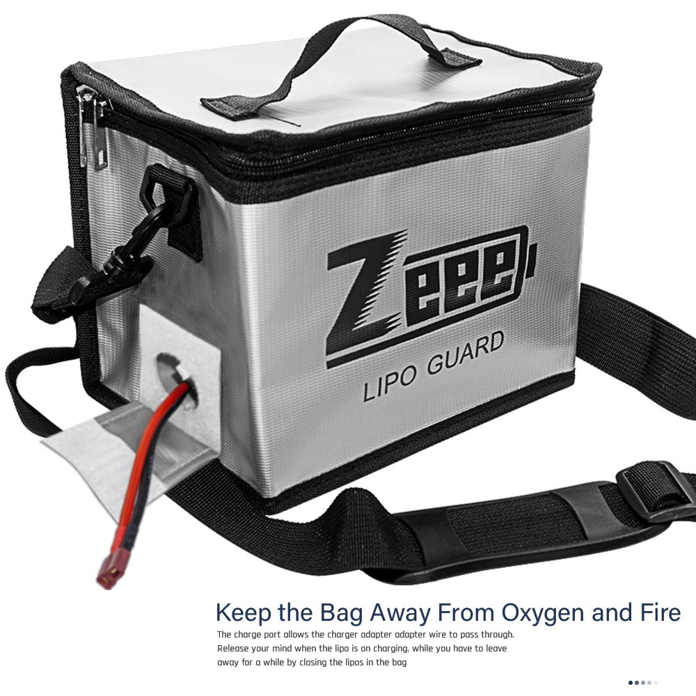 Zeee Lipo Battery Safe Bag 215 - مراجعة Rc Helicopter Bag وسعره