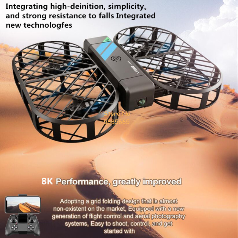 8K HD Camera 360° Protection O - مراجعة Rc Helicopter Electric وسعره