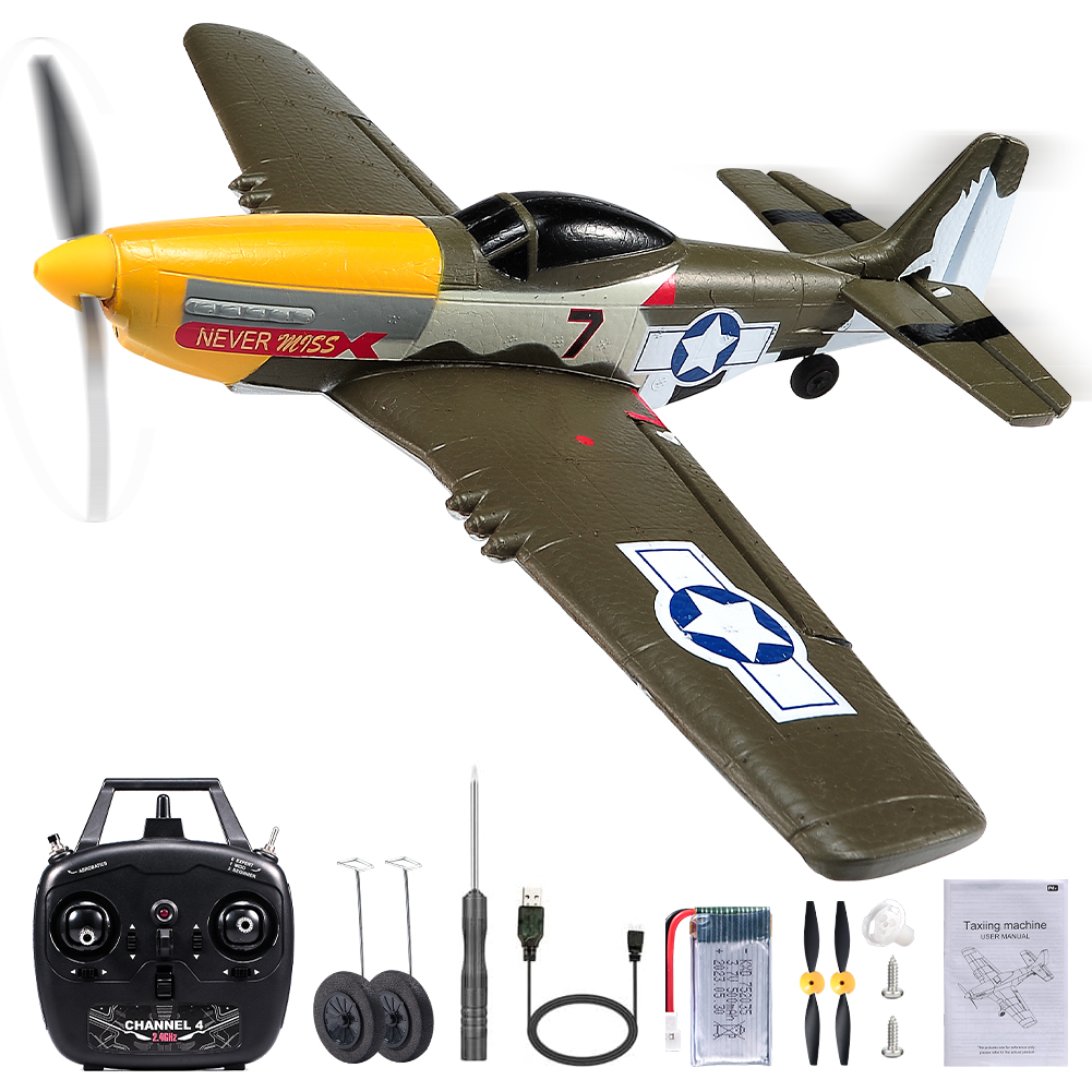 RC Plane P51 Mustang 2.4G Radi - مراجعة Rc Helicopter Large وسعره