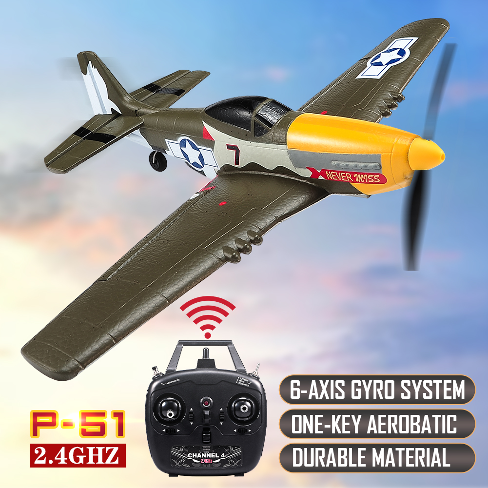 RC Plane P51 Mustang 2.4G Radi - مراجعة Rc Helicopter Large وسعره