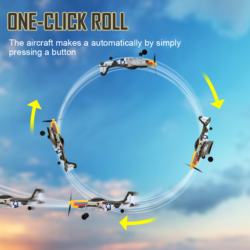 RC Plane P51 Mustang 2.4G Radi - مراجعة Rc Helicopter Large وسعره