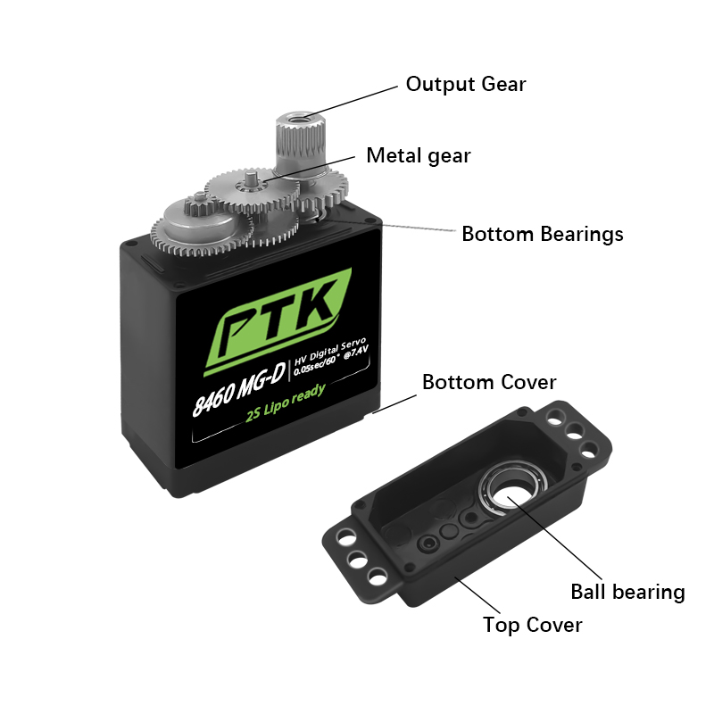 PTK 8460 MG-D9gDigital servo M - مراجعة Rc Helicopter Electric وسعره