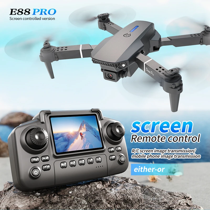Professional E88 PRO Drone wit - مراجعة Rc Helicopter Electric وسعره