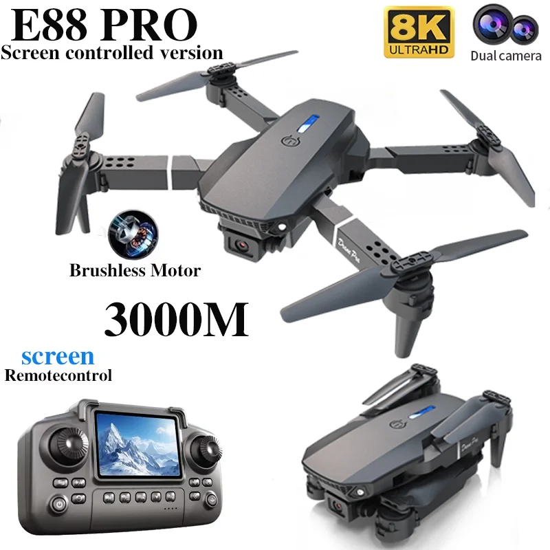 Professional E88 PRO Drone wit - مراجعة Rc Helicopter Electric وسعره
