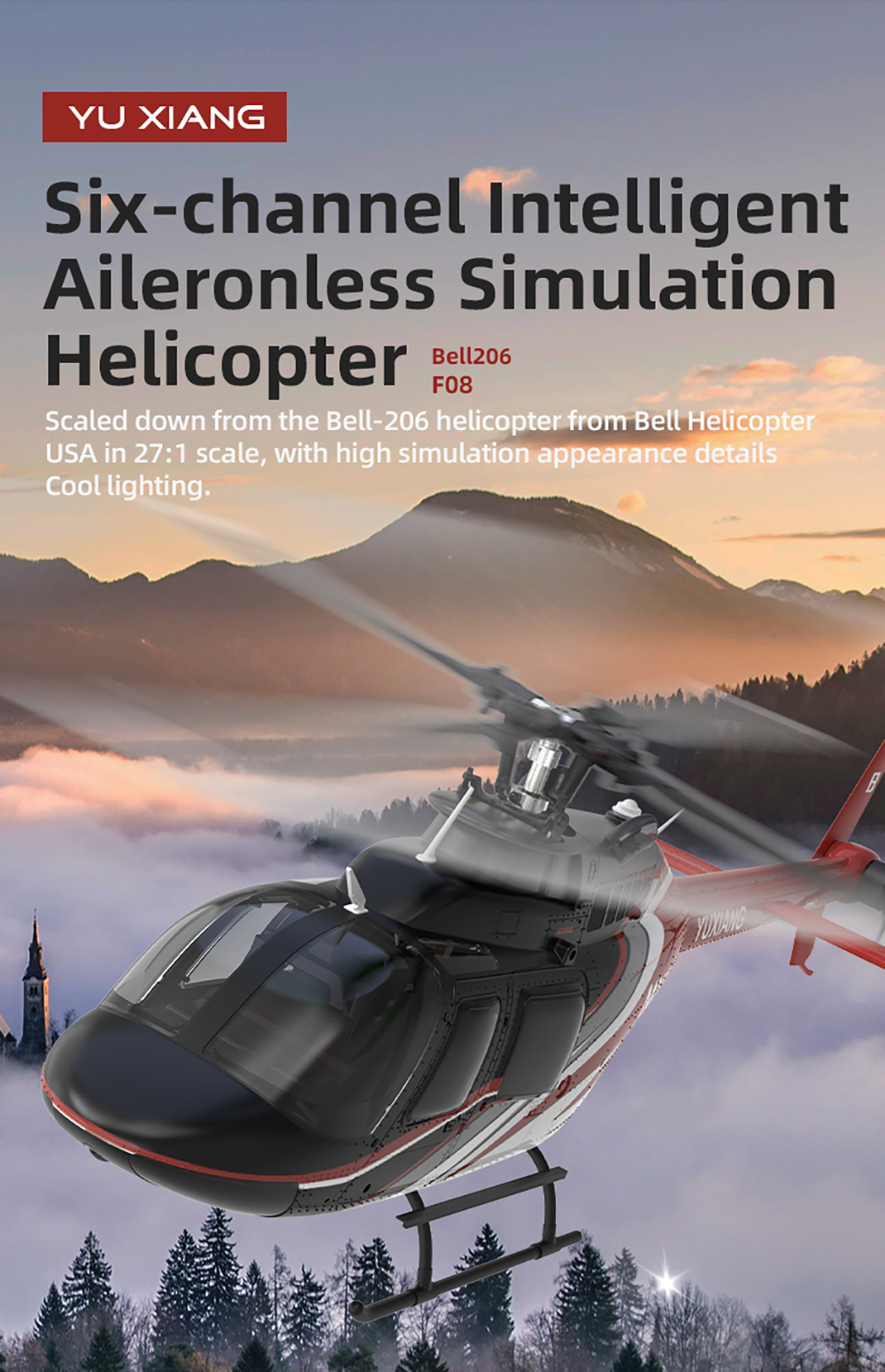 YU XIANG RC Airplane 2.4G 6CH  - مراجعة Rc Helicopter Large وسعره