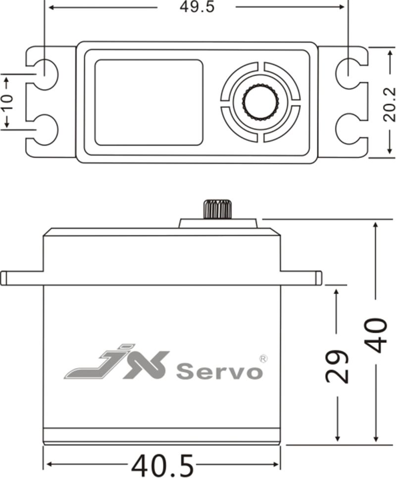 JX Servo CLS-6322HV 22KG High  - مراجعة Rc Helicopter Servo وسعره