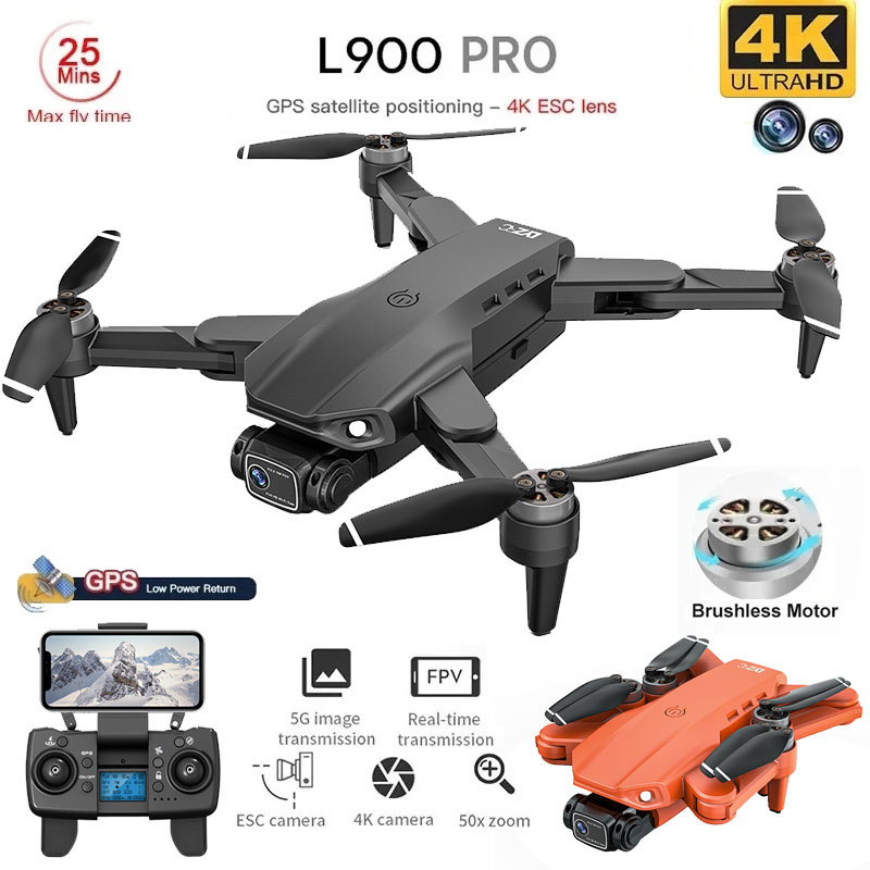 L900 Pro GPS Drone 4K Professi - مراجعة Rc Helicopter Electric وسعره
