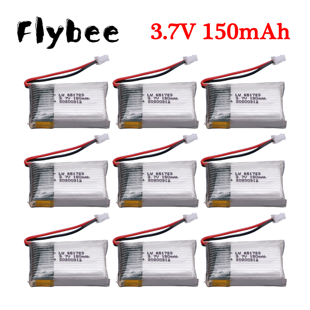 3.7V 150mah 651723 for H20 S8  - مراجعة Rc Helicopter Parts وسعره