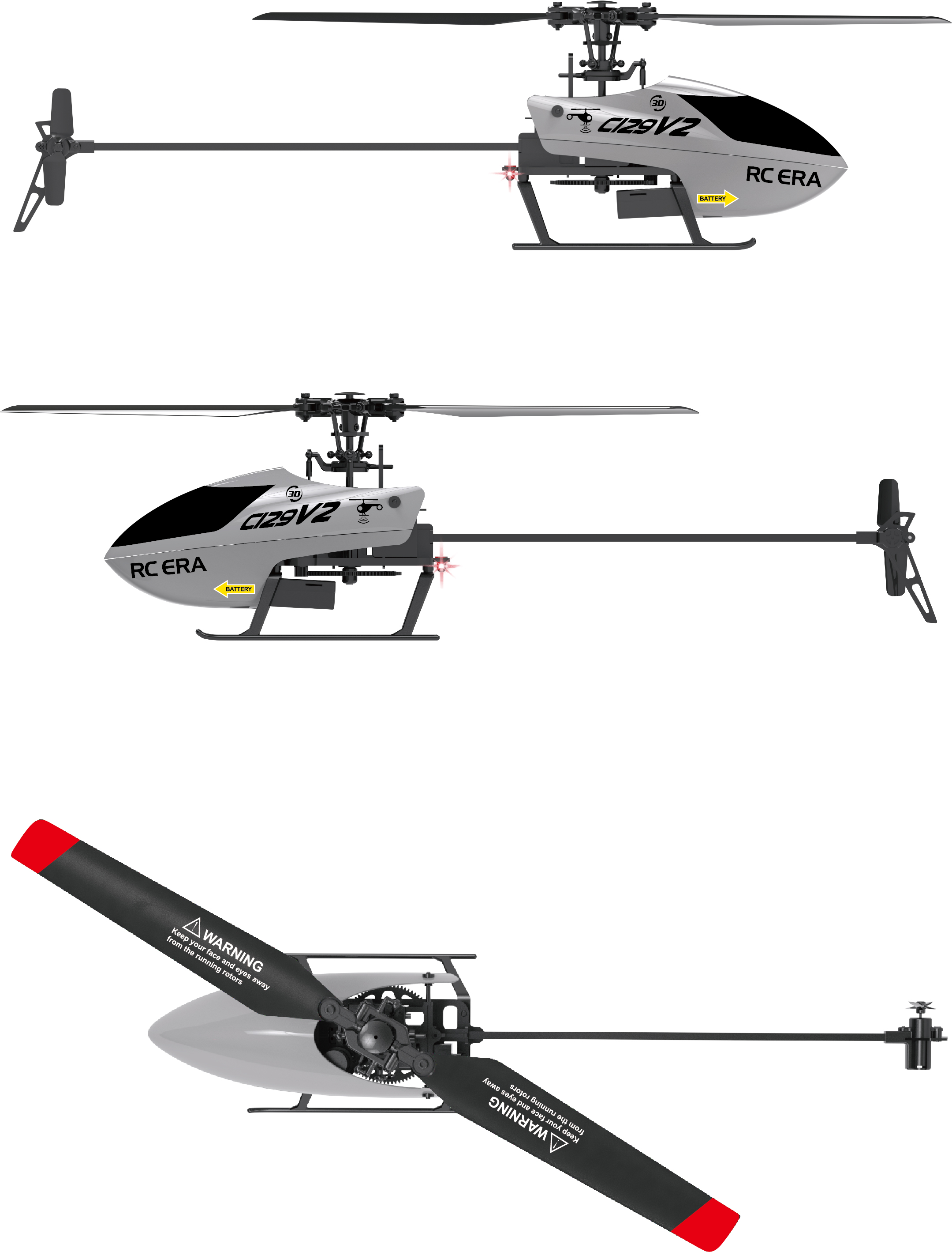 C129 V2 4CH RC Helicopter RTF  - مراجعة Rc Helicopter Gyro وسعره