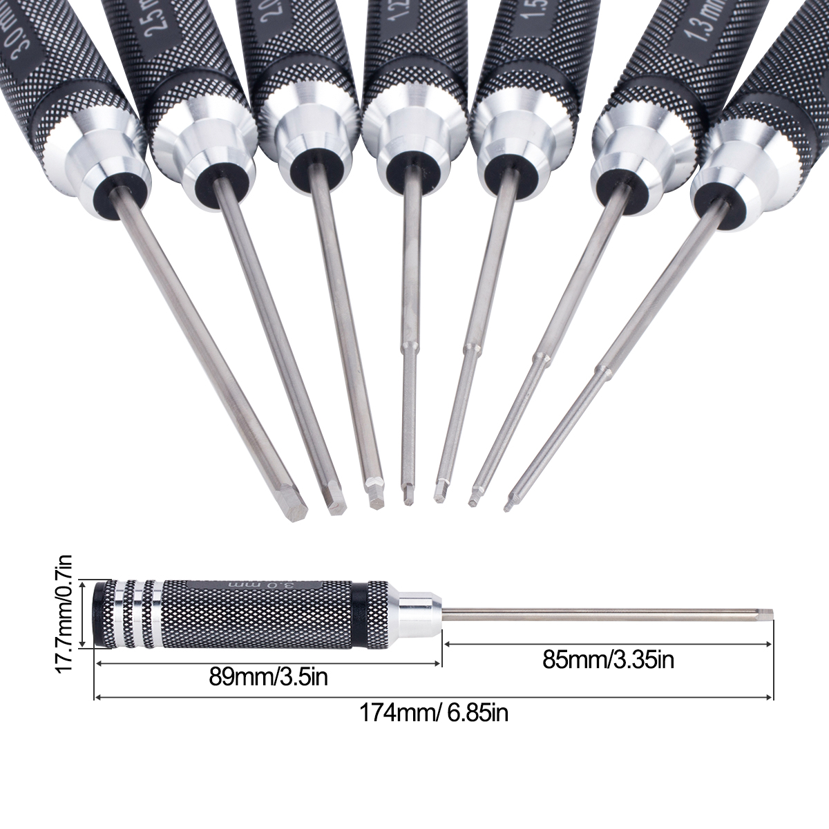 7 IN 1 Steel Hex Socket Profes - مراجعة Rc Helicopter Tool Kit وسعره