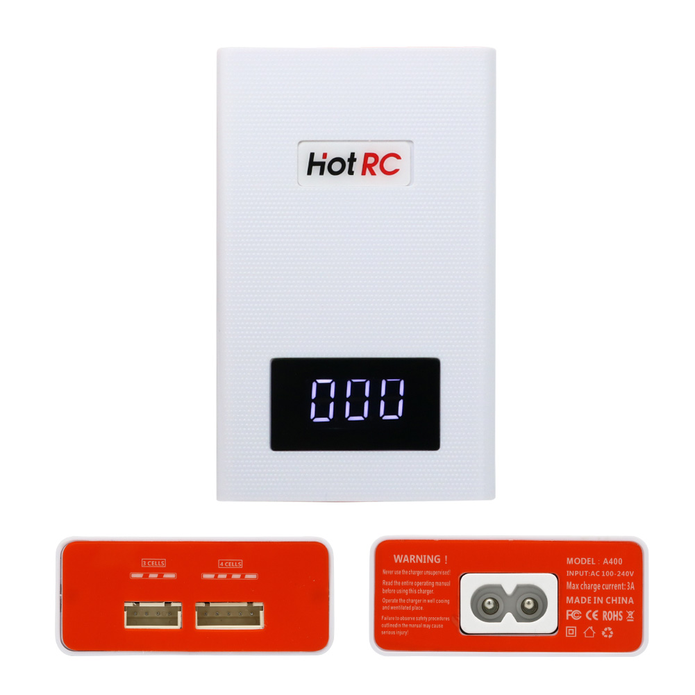 Hotrc A400 Digital 3S 4S 3000m - مراجعة Rc Helicopter Charger وسعره