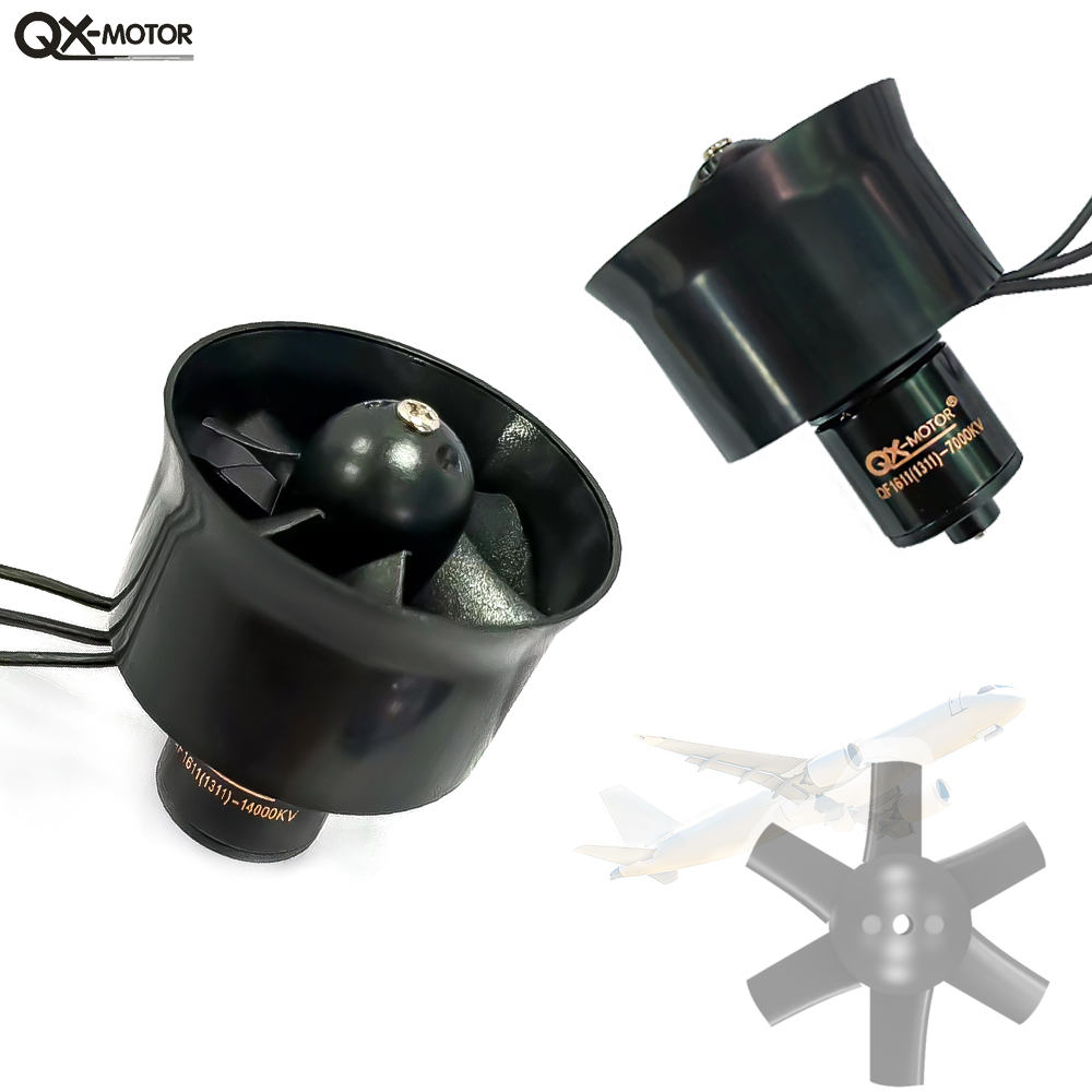 QX-MOTOR 30MM EDF QF1611 6 Bla - مراجعة Rc Helicopter Blade وسعره