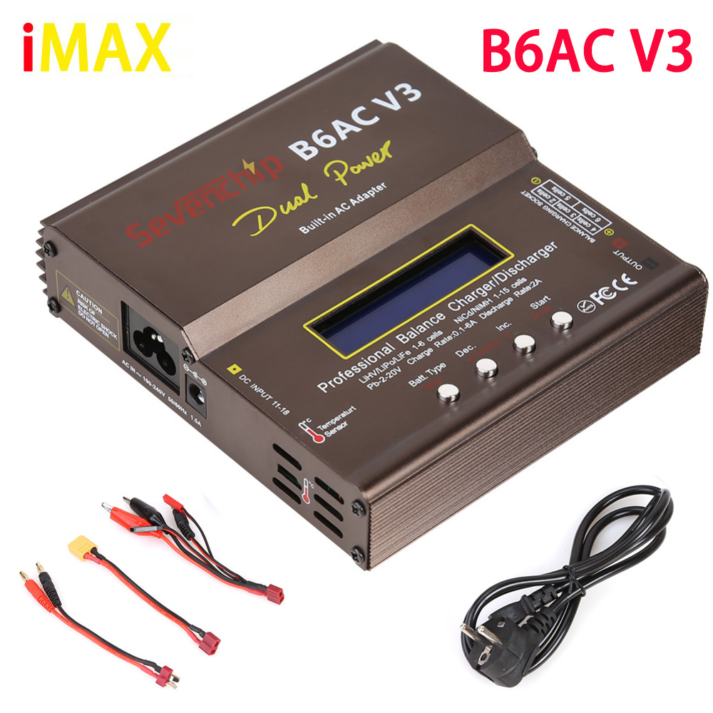 80W imax B6AC V3 Balance Charg - مراجعة Rc Helicopter Charger وسعره