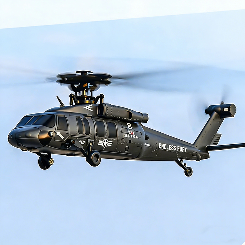 JJRC Black Hawk RC Helicopter  - مراجعة Rc Helicopter Large وسعره