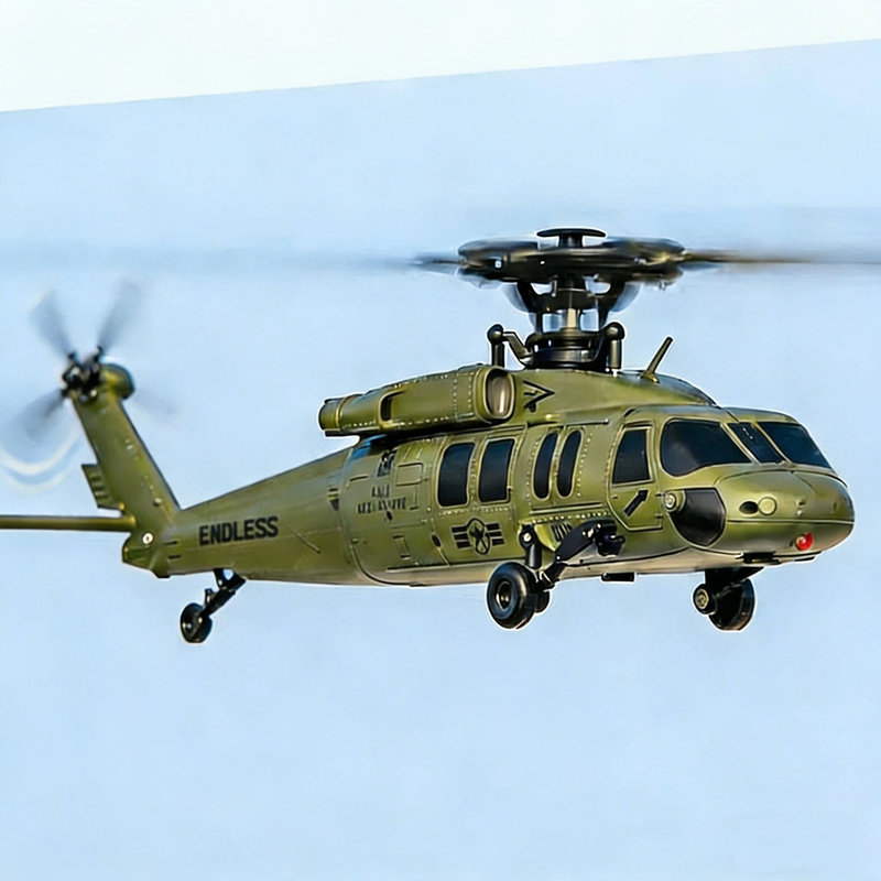 JJRC Black Hawk RC Helicopter  - مراجعة Rc Helicopter Large وسعره