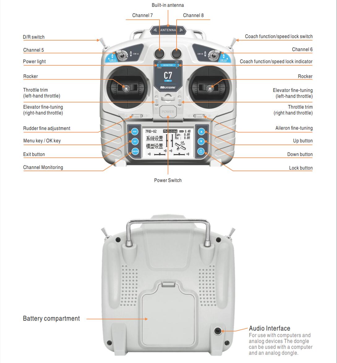 MicroZone MC7 Controller C7 MI - مراجعة Rc Helicopter Mini وسعره