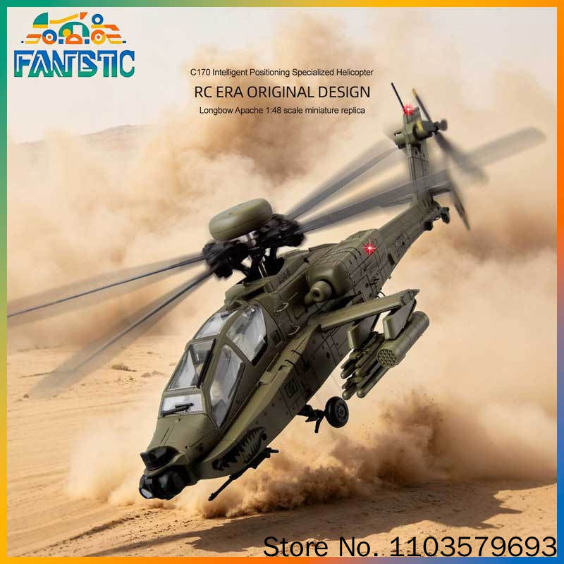 Rc Era Rc Helicopter Ah 64d Ap - مراجعة Rc Helicopter Single Rotor وسعره