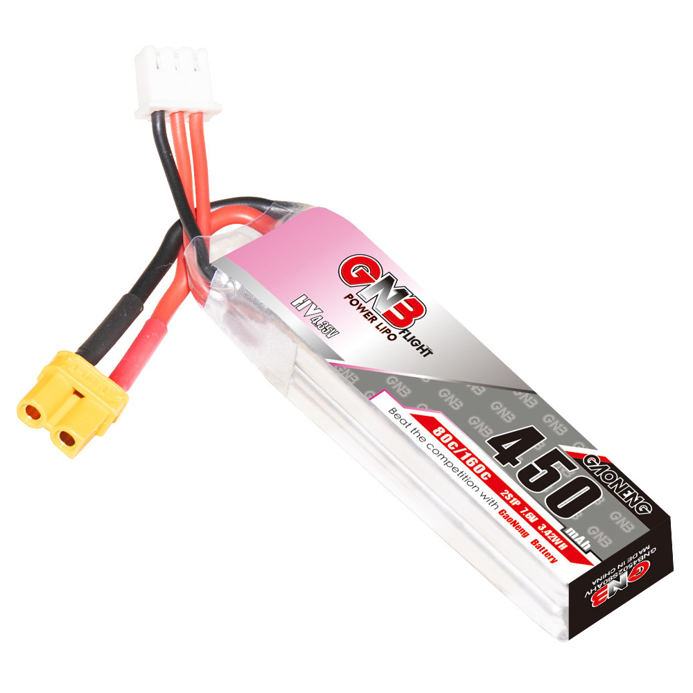 GNB LiPo Battery HV 2S 7.6V 45 - مراجعة Rc Helicopter Parts وسعره