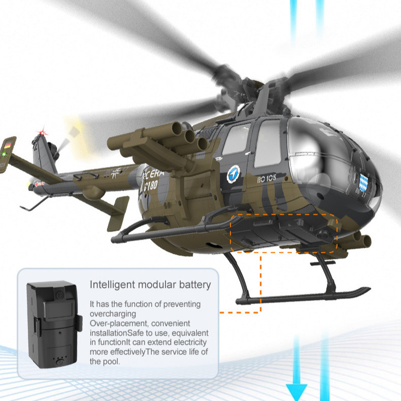 Cera Rc Helicopter C180 Bo105  - مراجعة Rc Helicopter Single Rotor وسعره