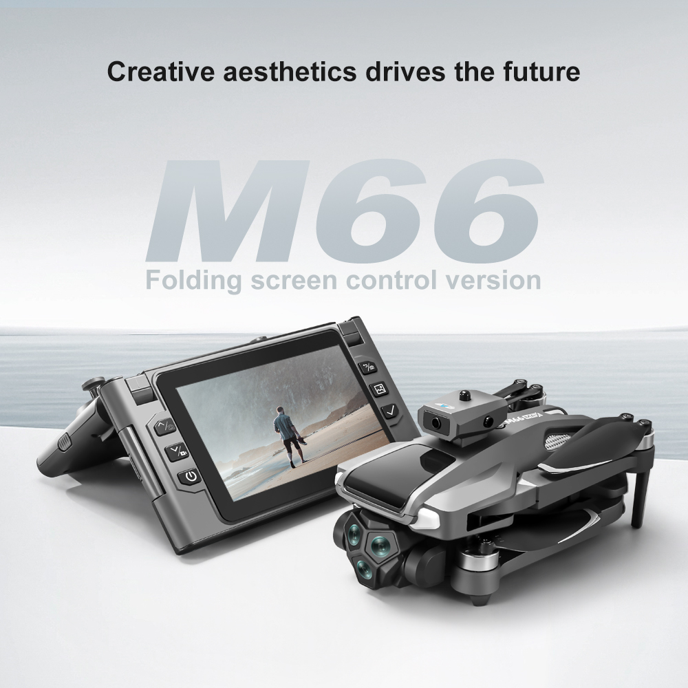 Foldable M66 RC Drone with 4.5 - مراجعة Rc Helicopter Case وسعره