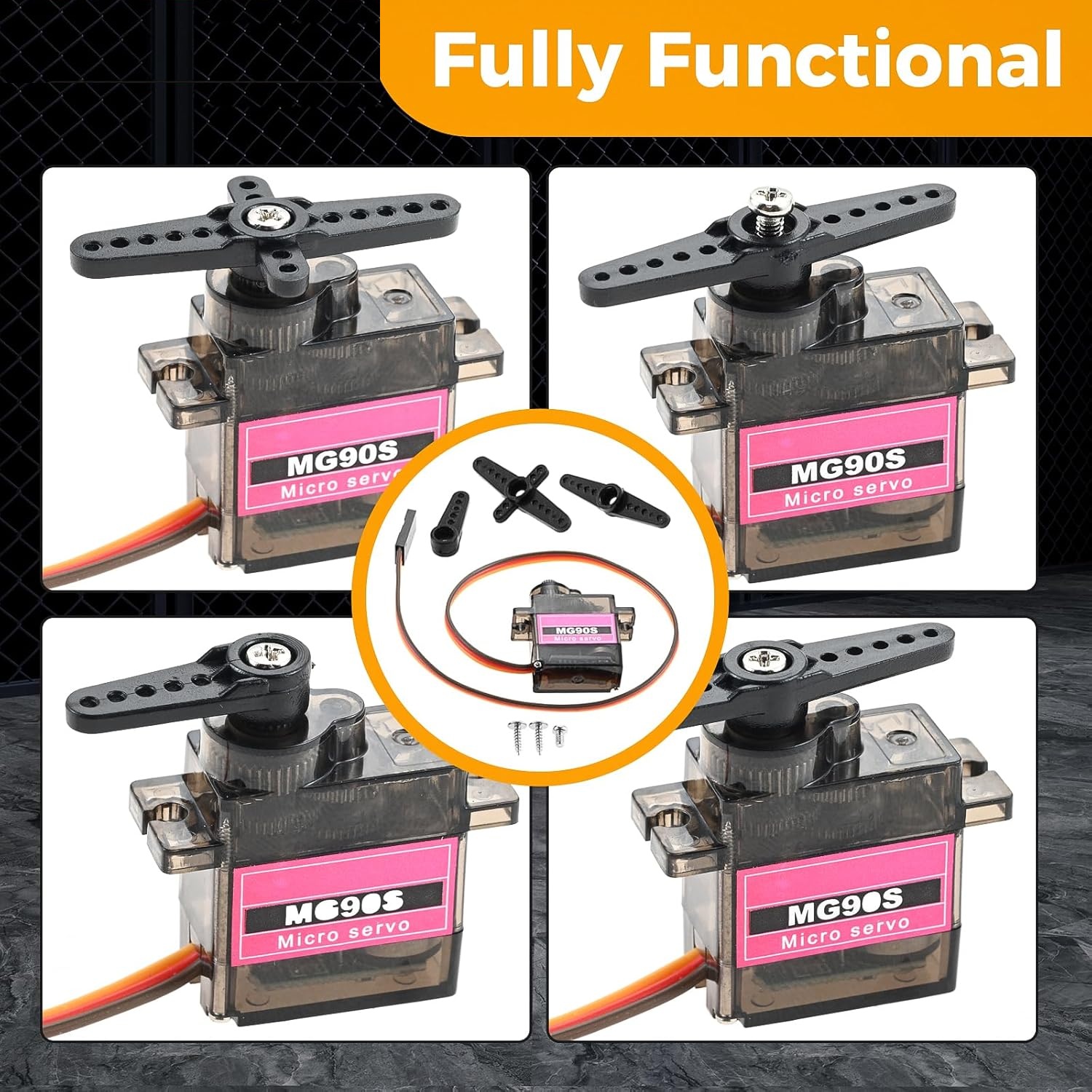 4pcs Micro Servo Metal Gear 90 - مراجعة Rc Helicopter Mini وسعره