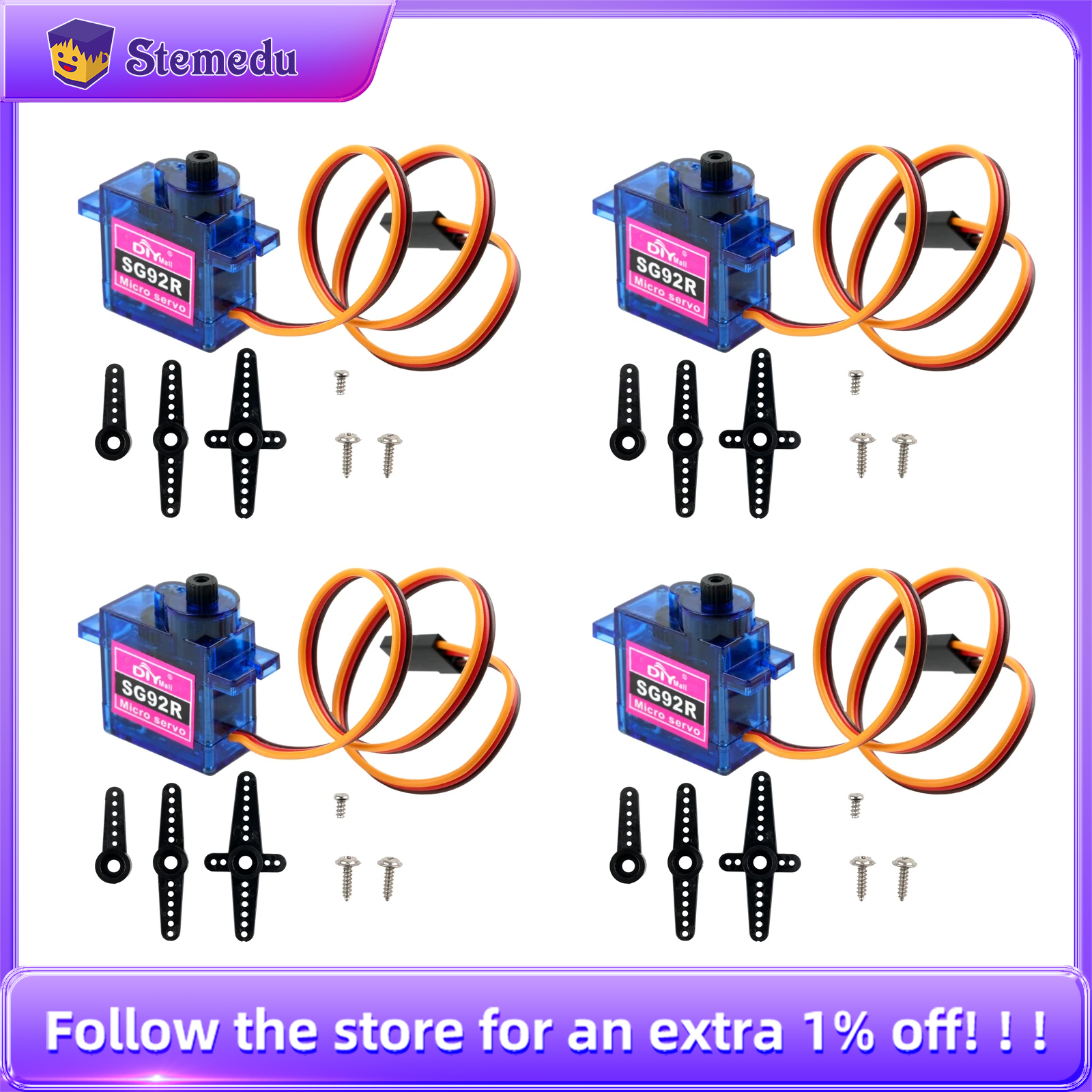 4PCS 9g SG92R Micro Servo Plas - مراجعة Rc Helicopter Servo وسعره