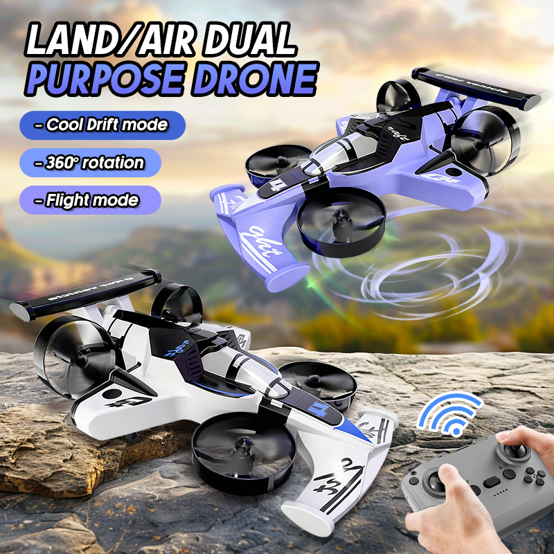 2in1 Mini Drone Air-Ground Fly - مراجعة Rc Helicopter Electric وسعره