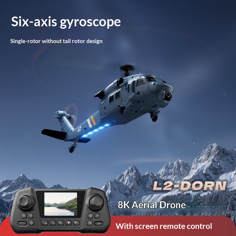 4DRC L2 RC Helicopter 8K Aeria - مراجعة Rc Helicopter Single Rotor وسعره